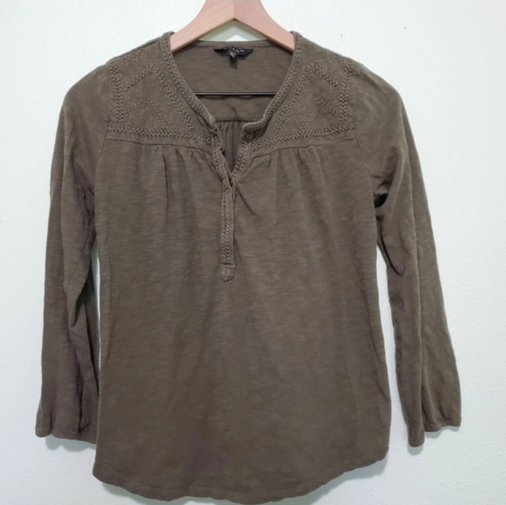 Lucky Brand • Embroidered Top